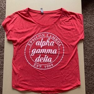Alpha Gamma Delta Next Level Tee